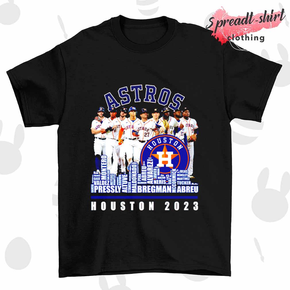 Houston Astros MLB Roster 2023 T-shirt