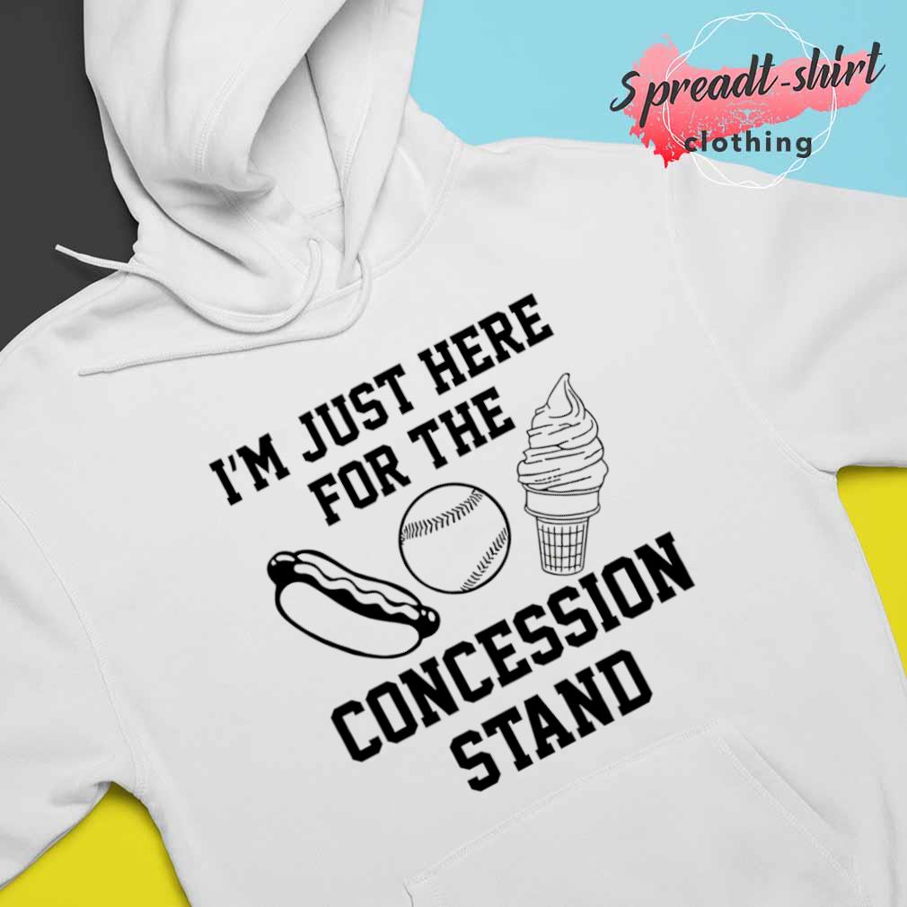 Baseball Dad I'm Just Here For Concession Stand Shirt - TeeUni