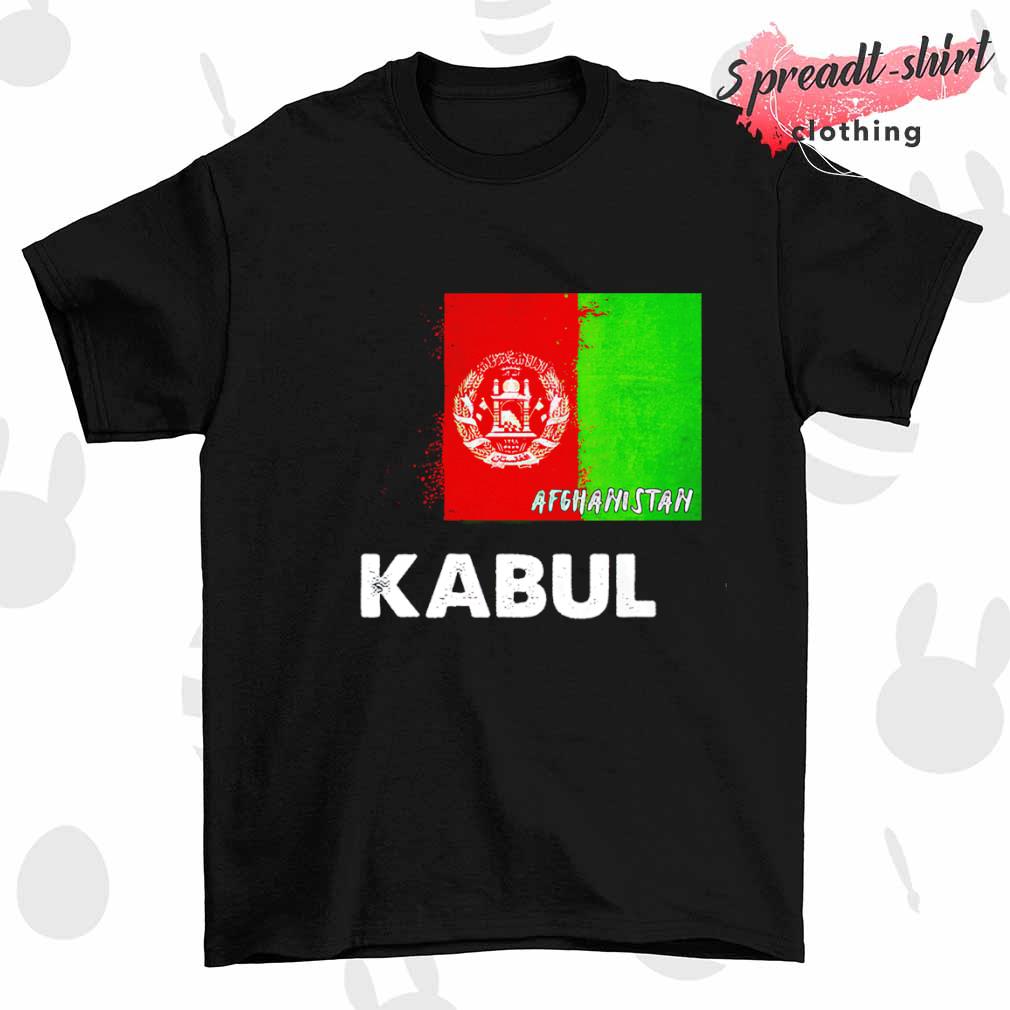Kabul Afghanistan flag shirt