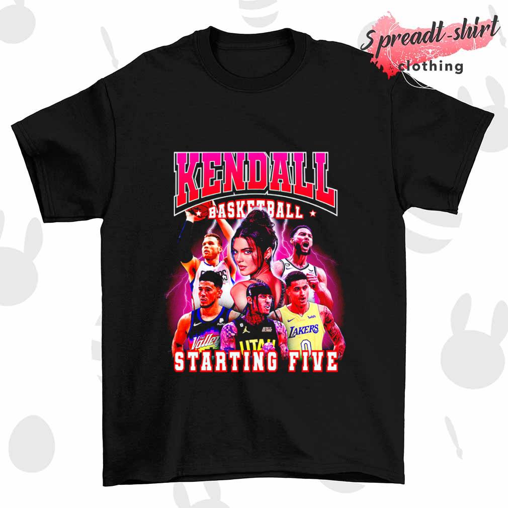 Kendall Jenner's basketball starting five shirt