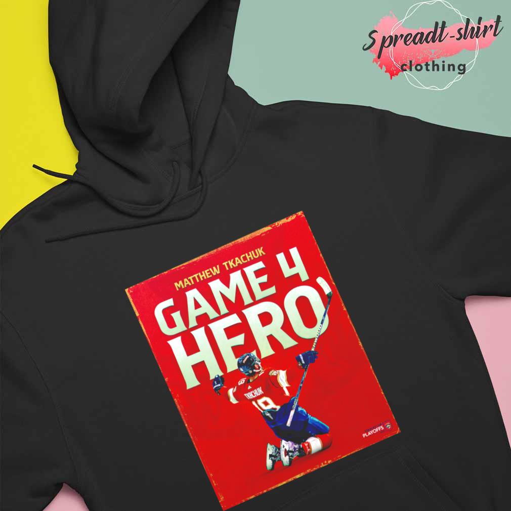 Matthew Tkachuk Game 4 Hero Shirt