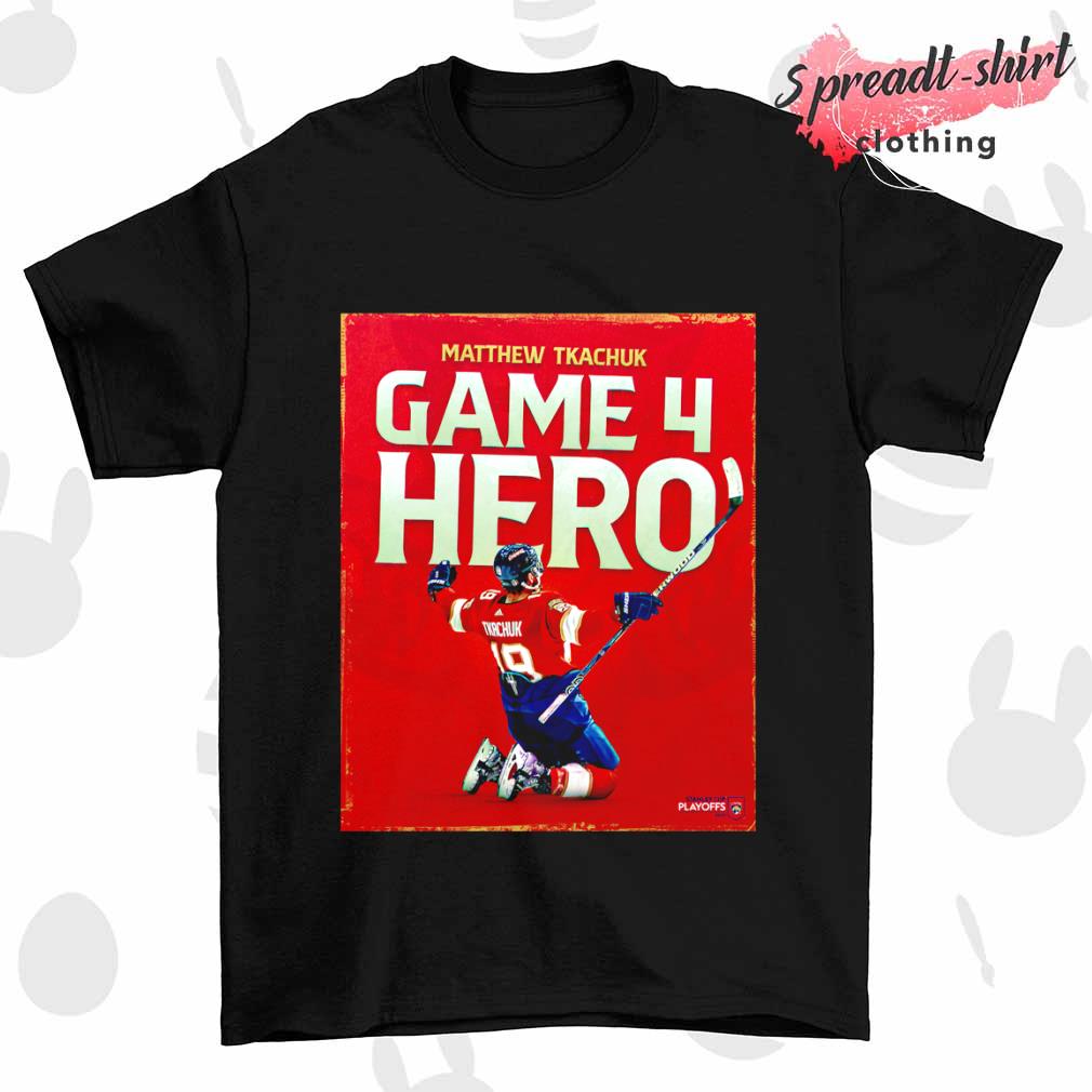 Matthew Tkachuk game 4 Hero shirt