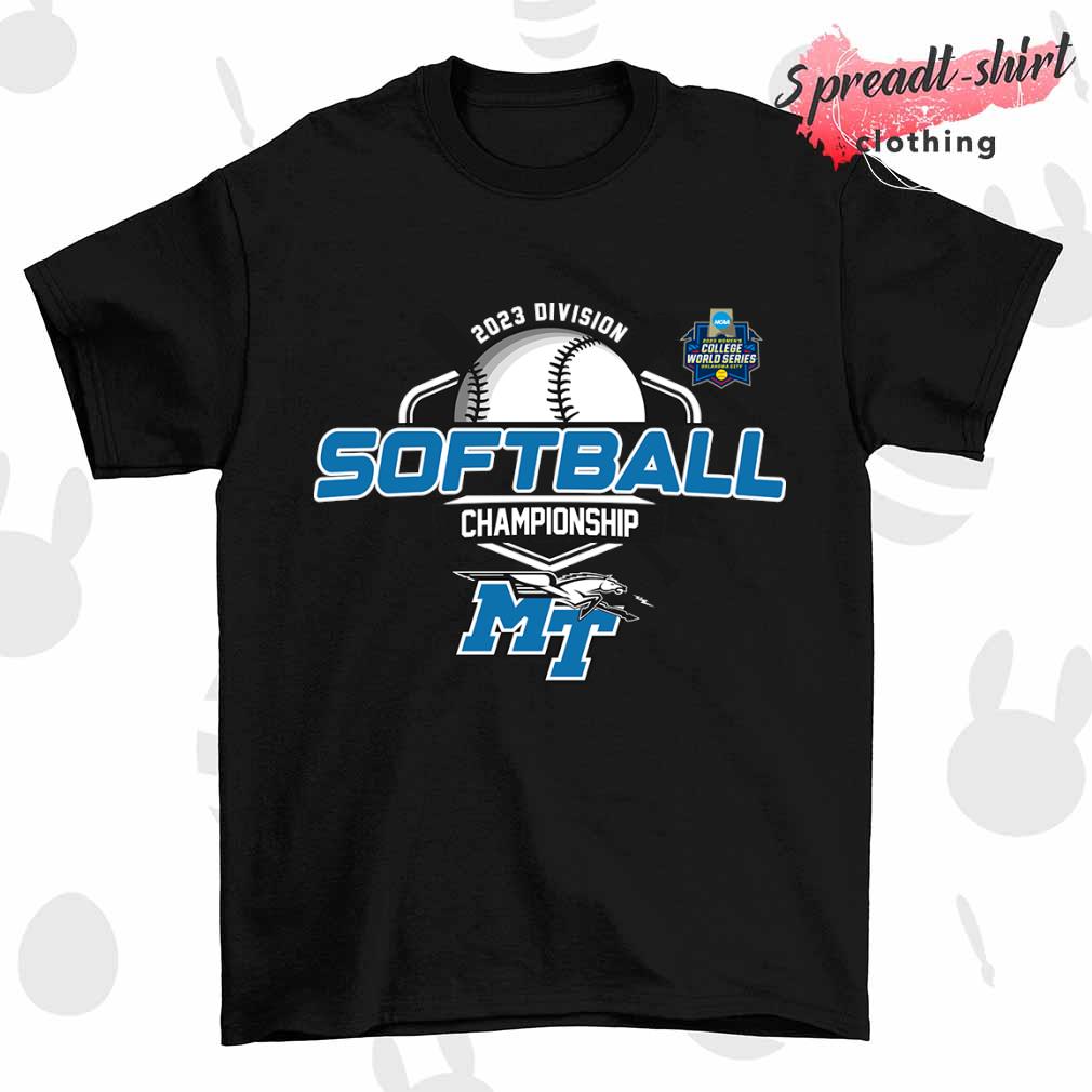 Middle Tennessee Blue Raiders 2023 NCAA Division Softball Championship College World Series shirt