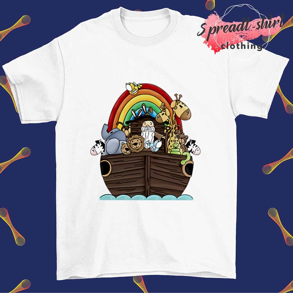 Noah's Ark and Rainbow Infant shirt