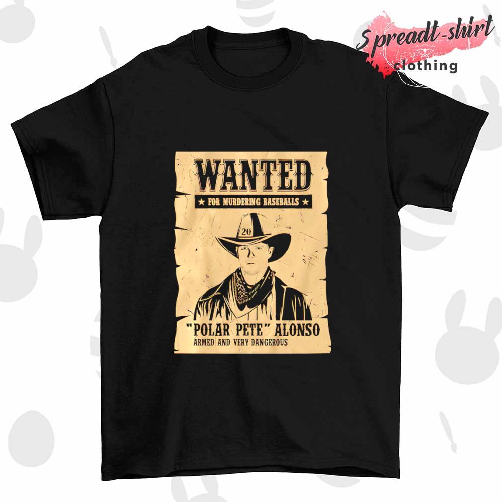 Pete Alonso Wanted poster polar pete alonso shirt