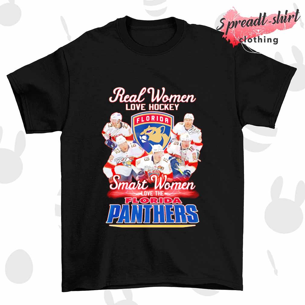 Real Women Love Hockey Smart Women Love The Florida Panthers 2023 T-shirt