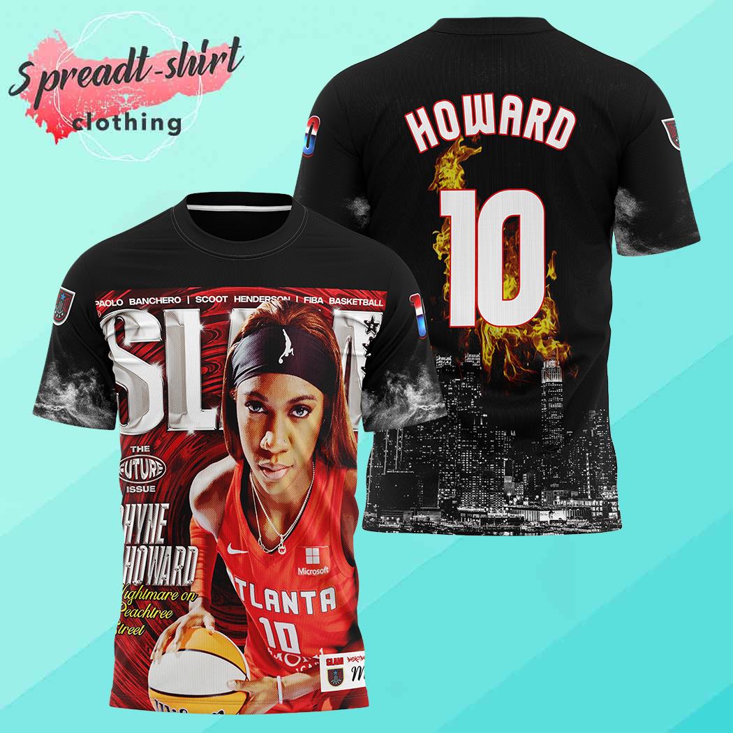 Rhyne Howard Atlanta Dream Slam Player 3D all over print shirt