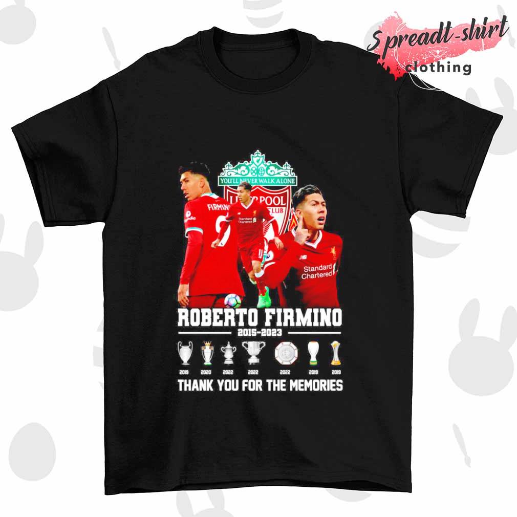 Roberto Firmino 2015-2023 thank you for the memories shirt