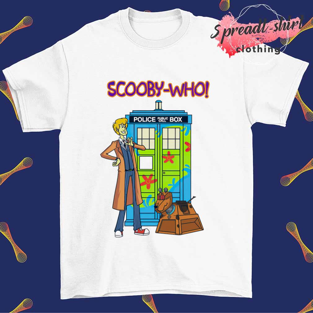 Scooby-Who police public call box shirt