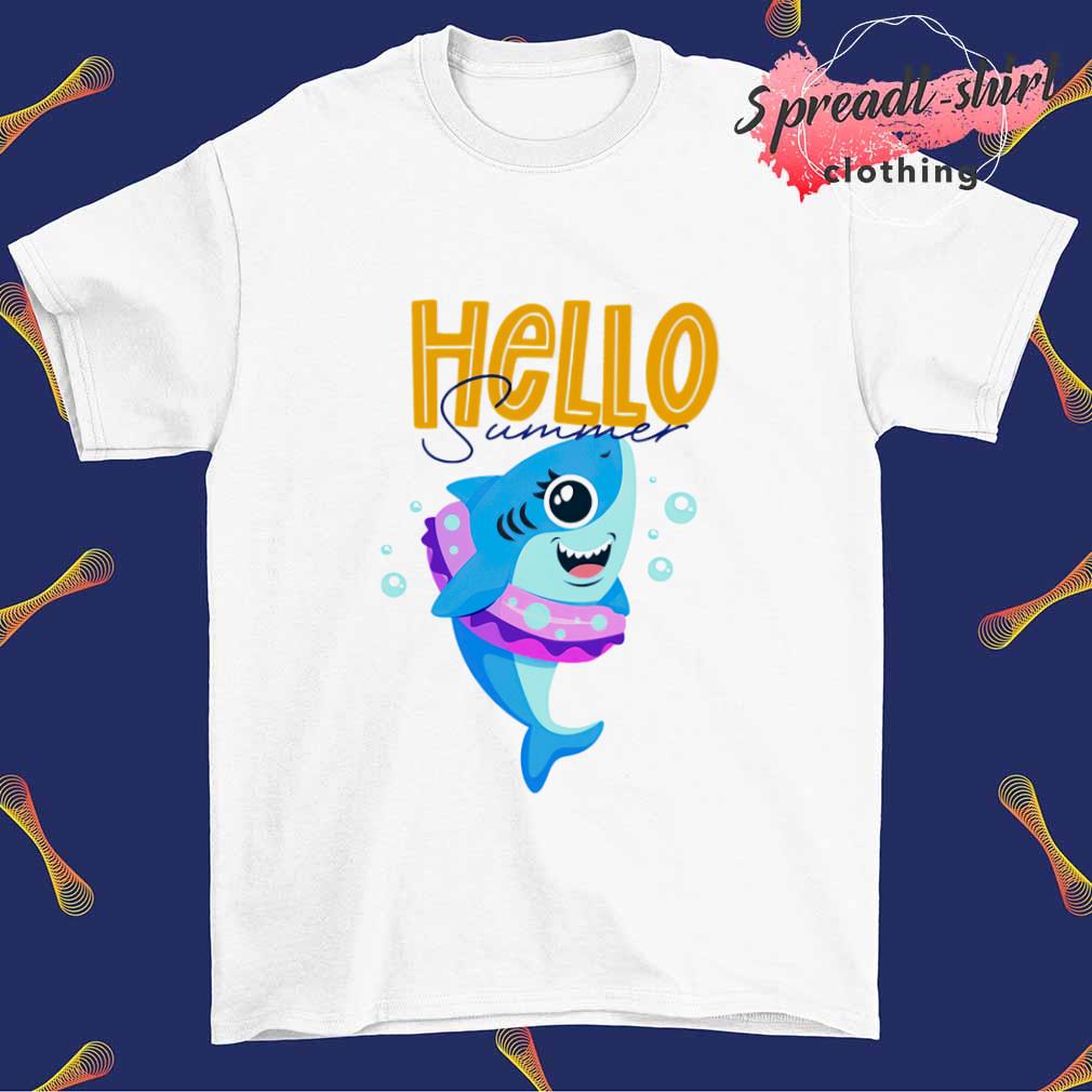 Shark hello summer shirt