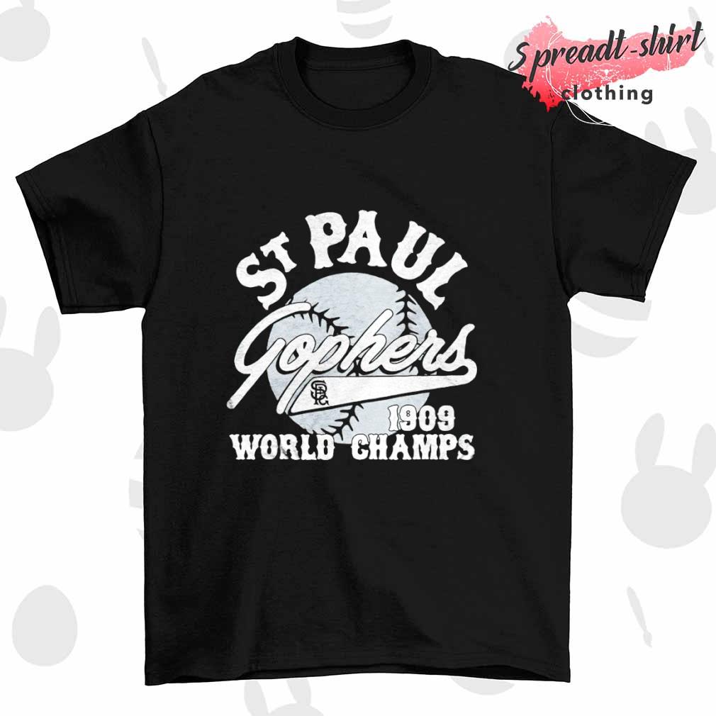 St Paul Paul Gophers world Champs 1909 shirt