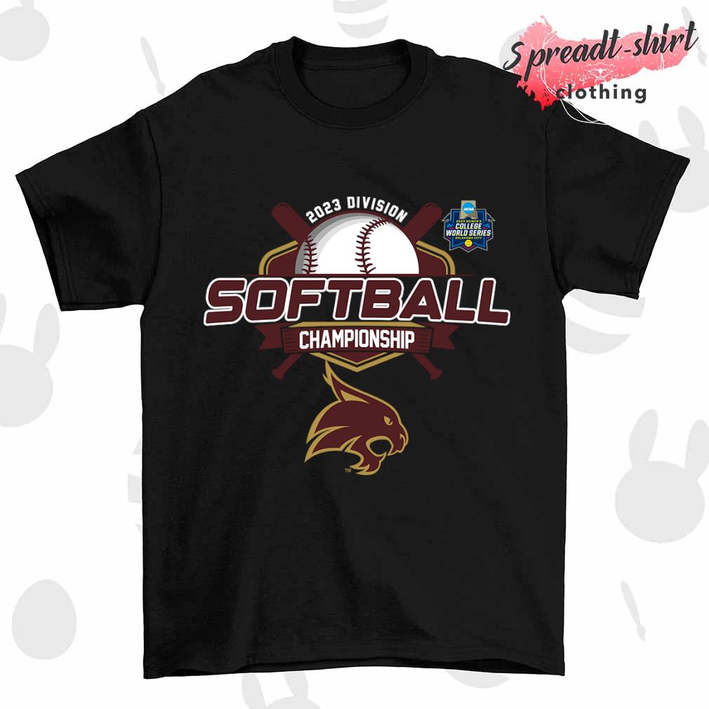Texas State Bobcats 2023 NCAA Division Softball Championship College World Series shirt
