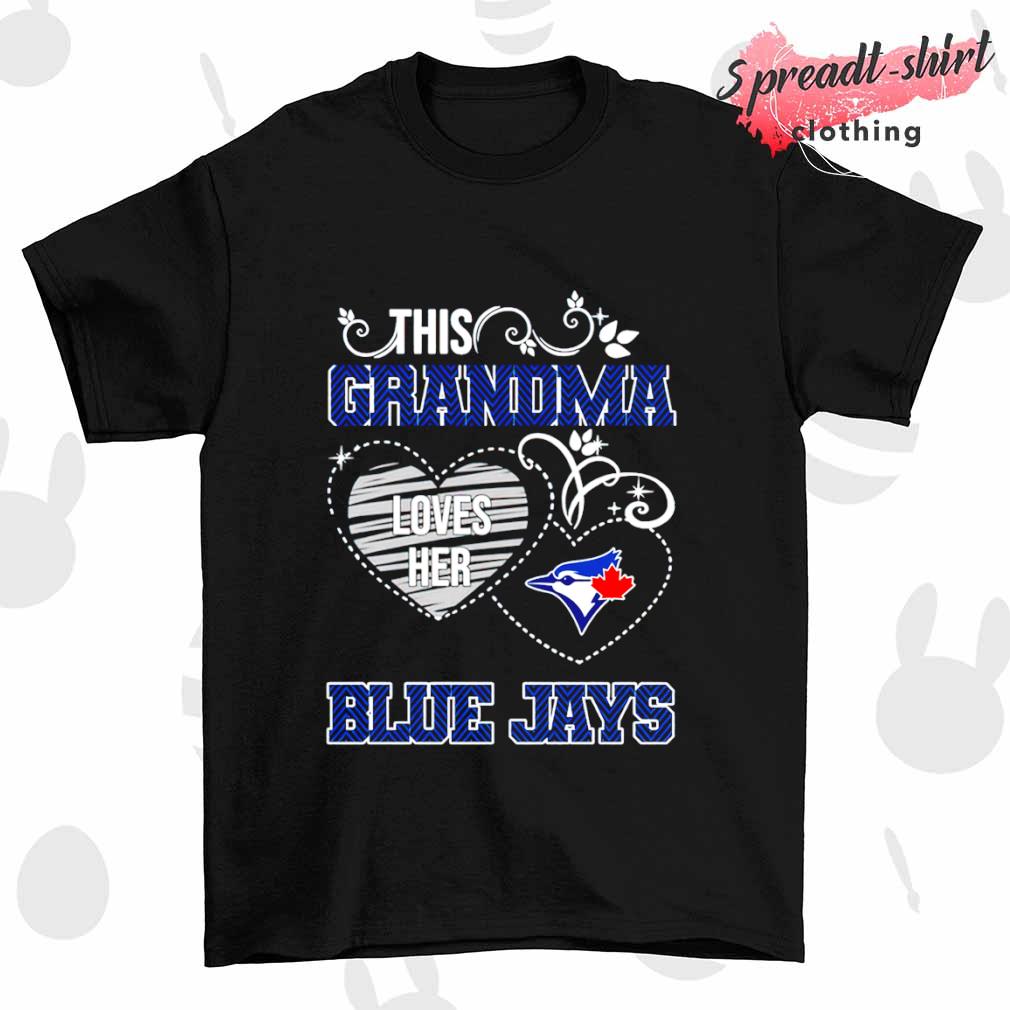 This grandma loves her Blue Jays T-shirt
