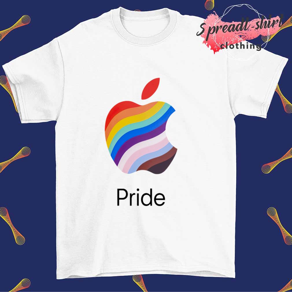 Apple pride t clearance shirt