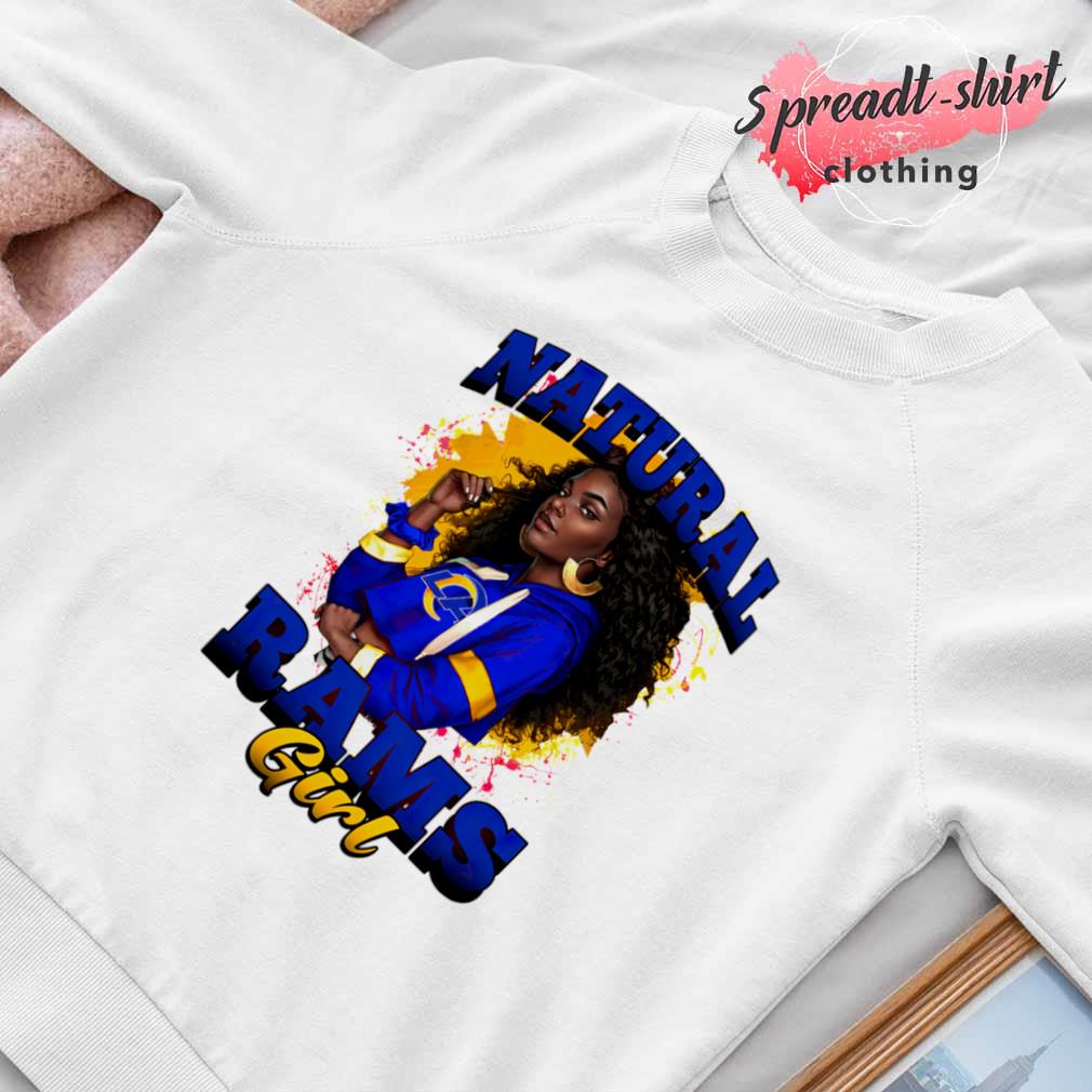 Black Woman Los Angeles Rams Girl Shirt, hoodie, sweater, long