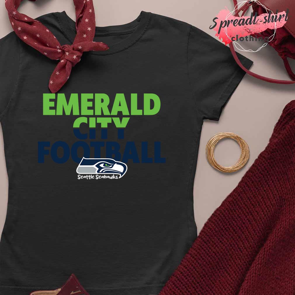 Seattle Seahawks Emerald city football logo 2023 T-shirt, hoodie, sweater,  long sleeve and tank top