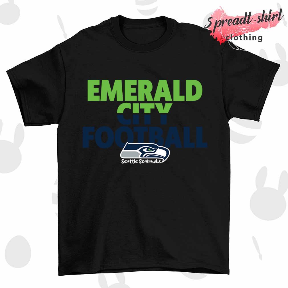 Seattle Seahawks Emerald city football logo 2023 T-shirt, hoodie, sweater,  long sleeve and tank top