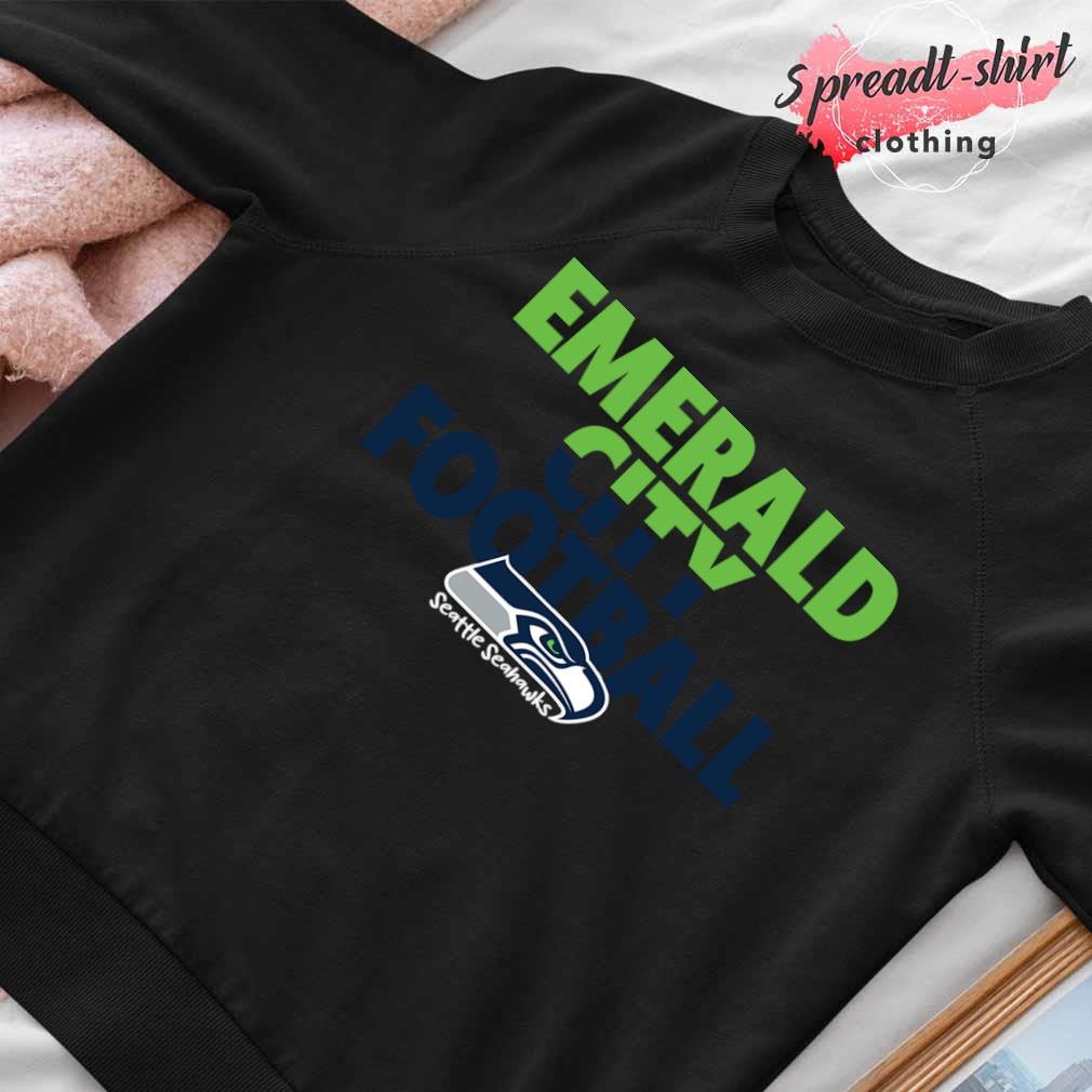 Emerald City Football Logo Seattle Seahawks T-shirt, hoodie, sweater, long  sleeve and tank top