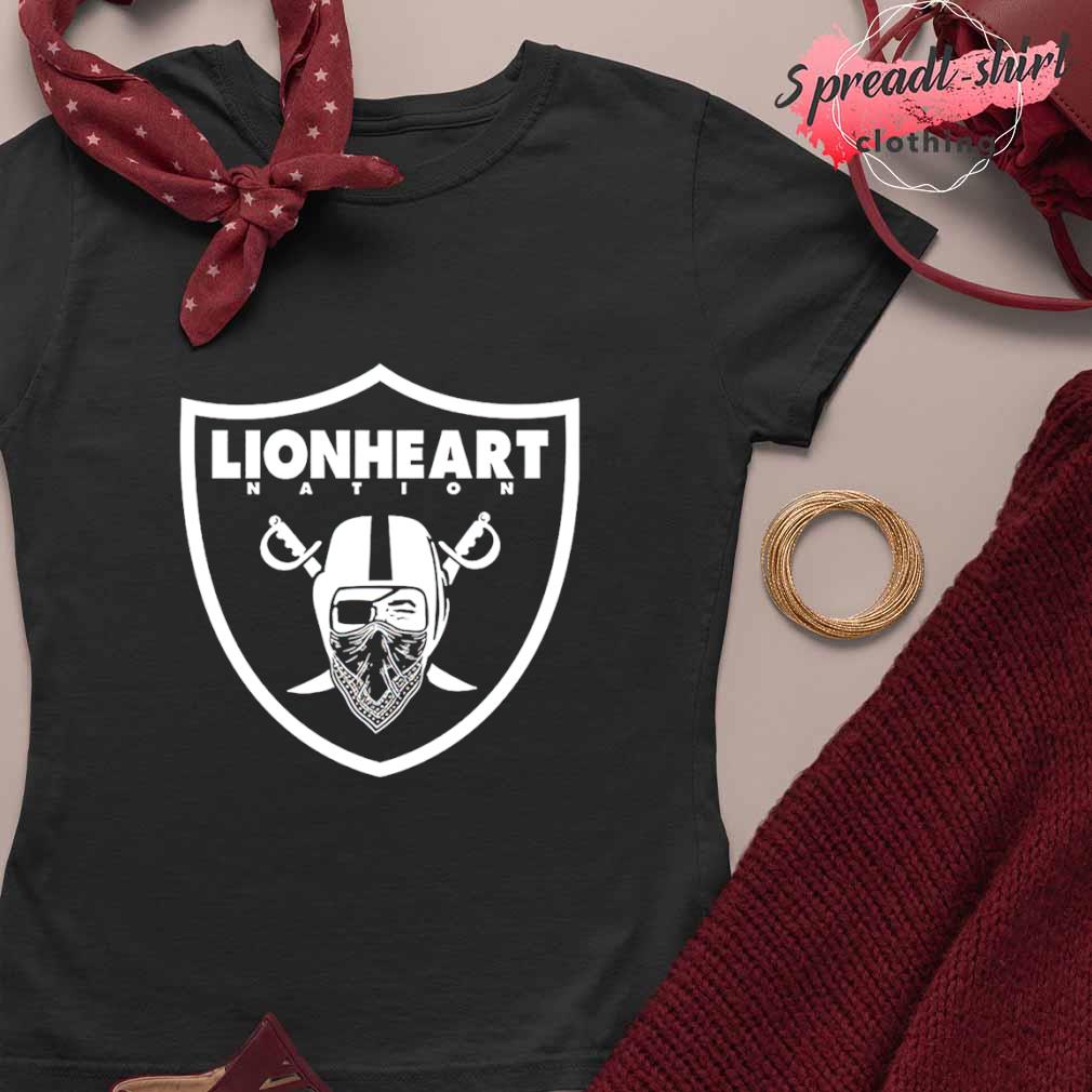 Los Angeles Raiders Lionheart nation logo 2023 T-shirt, hoodie