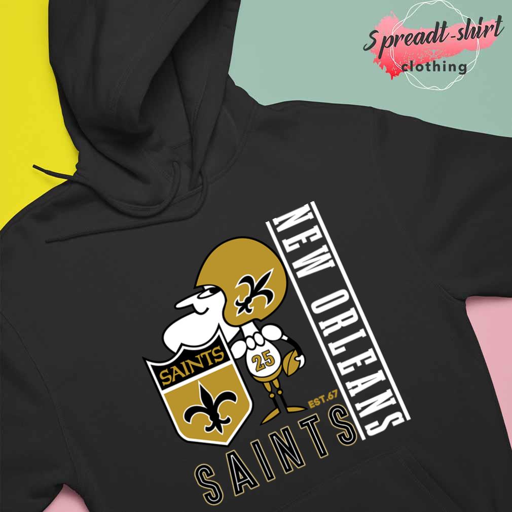 New Orleans Saints mascot est. 67 logo 2023 T-shirt, hoodie, sweater, long  sleeve and tank top