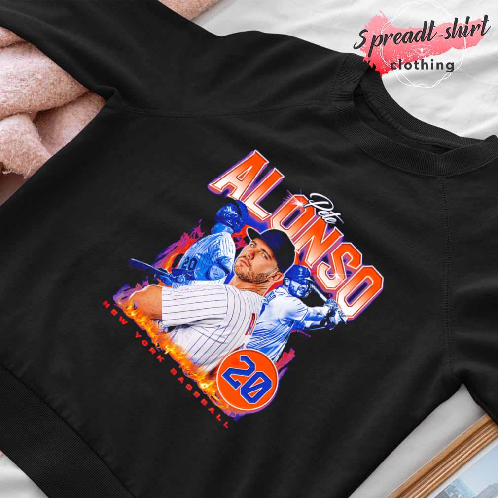 Pete Alonso Shirt, New York Baseball Men's Cotton T-Shirt