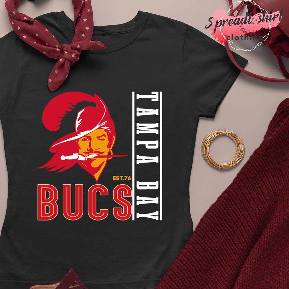 Tampa Bay Buccaneers mascot est. 76 logo 2023 T-shirt, hoodie