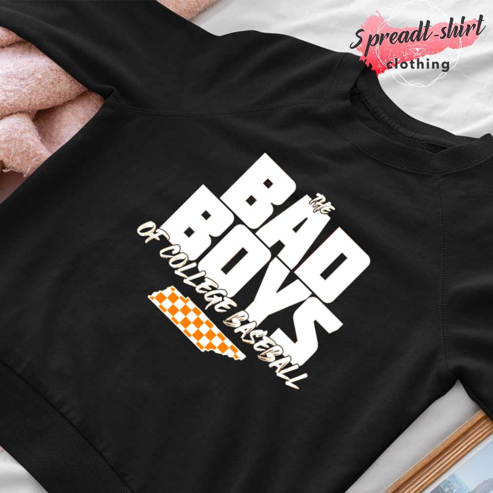 Official The bad boys of college baseball shirt, hoodie, sweater