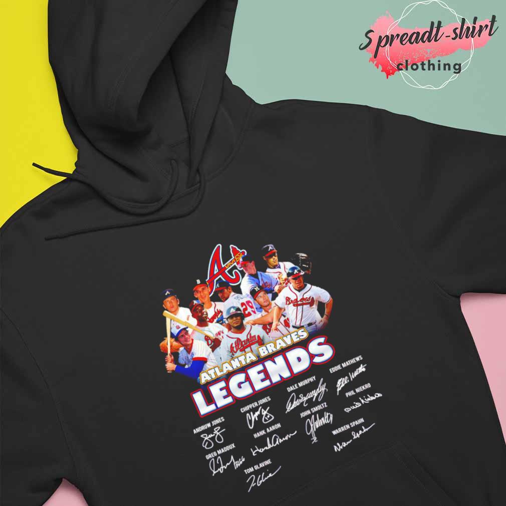 Atlanta Braves players legends 2023 signatures shirt, hoodie, sweater, long  sleeve and tank top