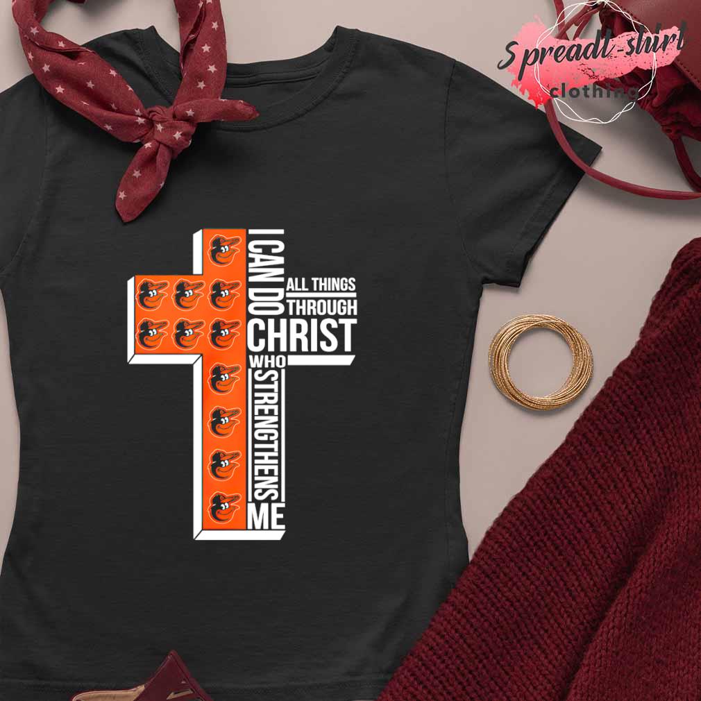 Original Baltimore Orioles Cross I Can Do Christ Who Strengthens