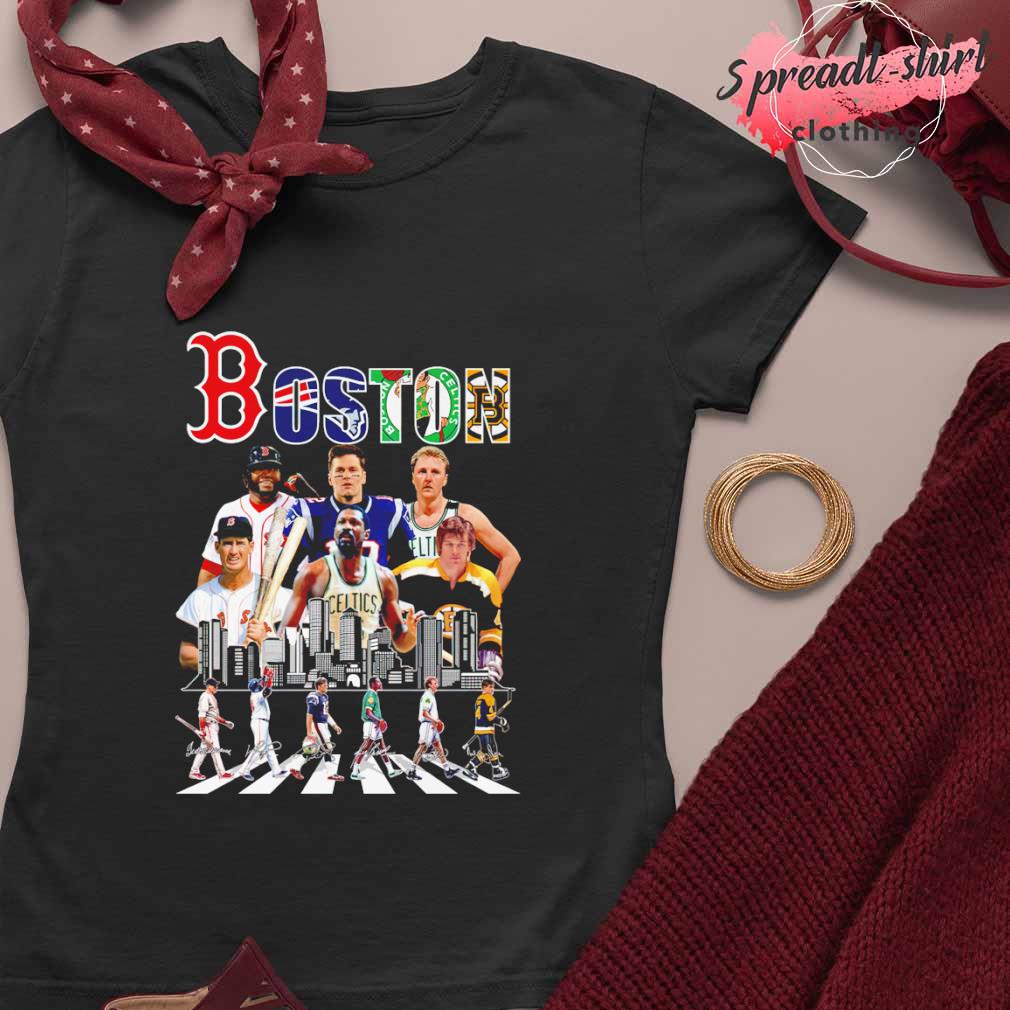Boston Bruins Thank You For The Memories The Legends Abbey Road Signatures  shirt, hoodie, sweater, long sleeve and tank top