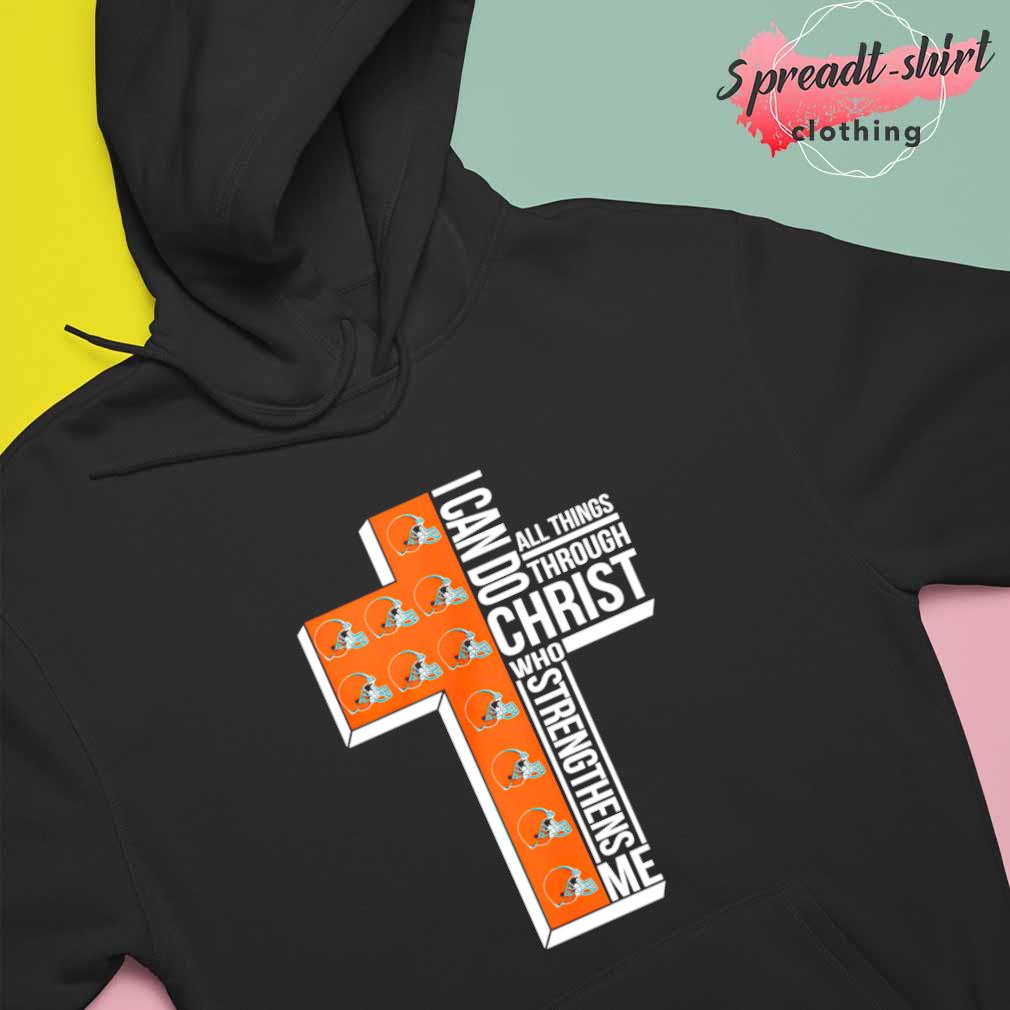 Official cincinnatI reds I can do christ who strengthens me all things  through T-shirts, hoodie, tank top, sweater and long sleeve t-shirt