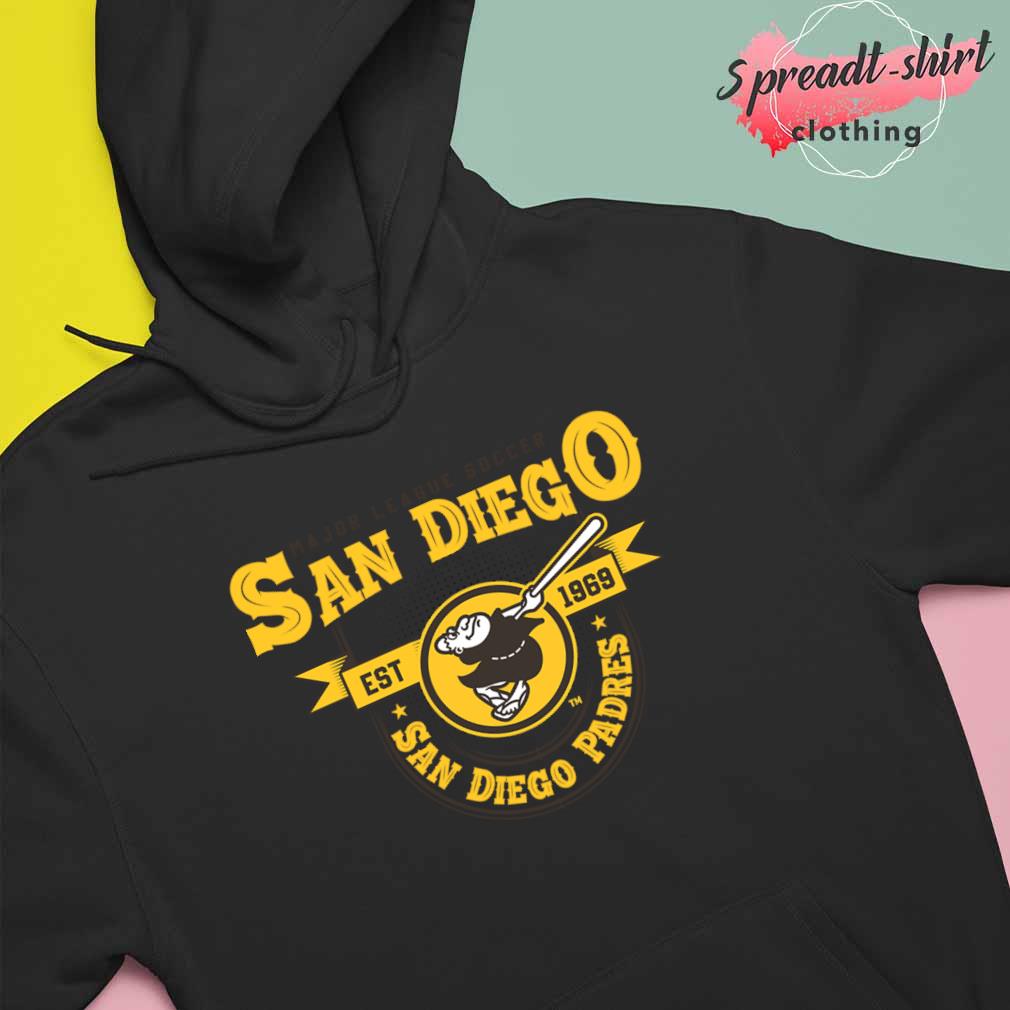 San Diego Padres major league baseball since 1969 shirt, hoodie, sweater  and v-neck t-shirt