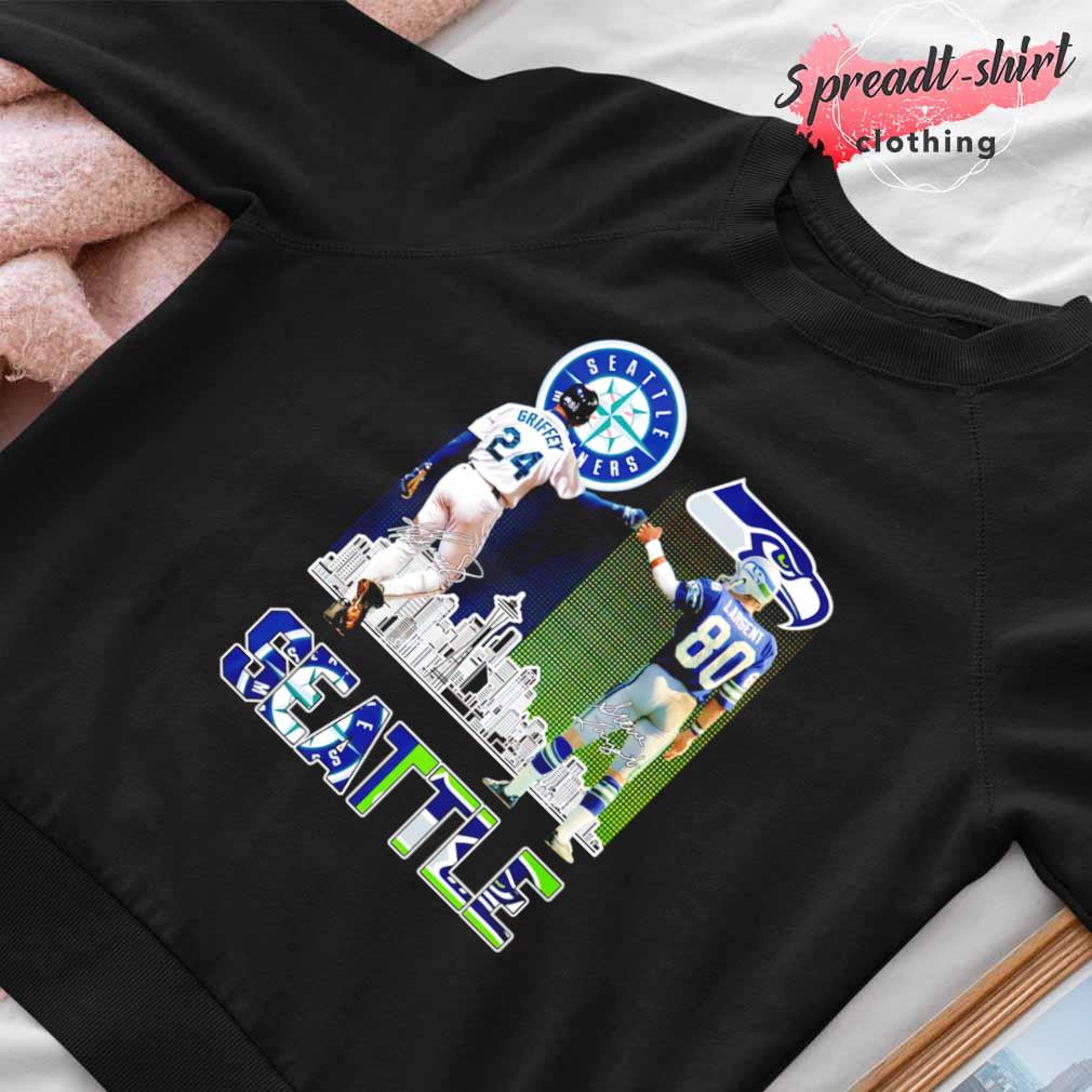 Official seattle Ken Griffey Jr. and Steve Largent signatures shirt,  hoodie, sweater, long sleeve and tank top