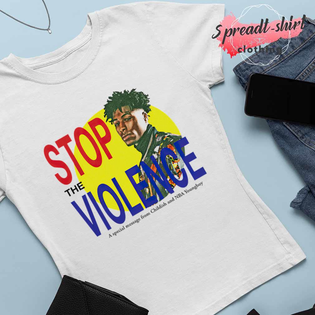 80s inspired Stop The Violence NBA Youngboy shirt : r/streetwearstartup