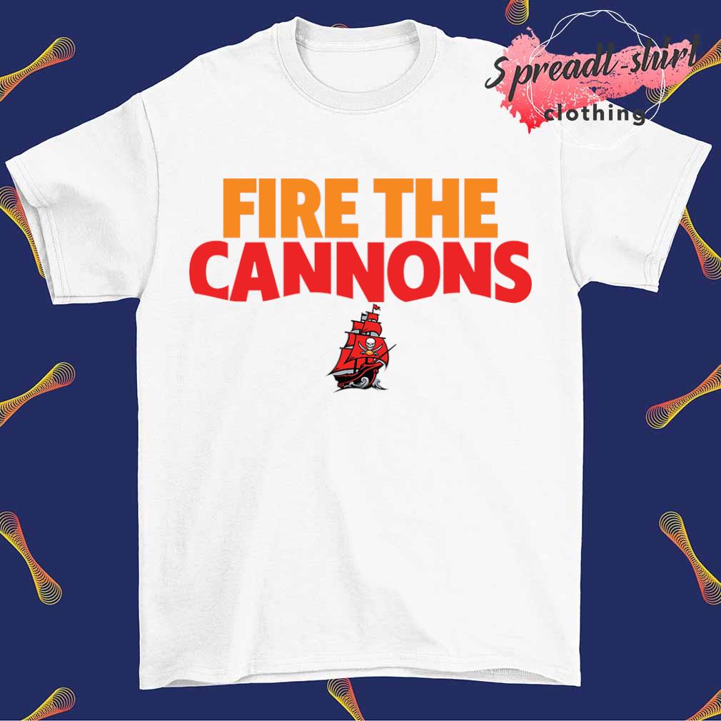 Fire The Cannons Logo Tampa Bay Buccaneers T-shirt, hoodie, sweater, long  sleeve and tank top