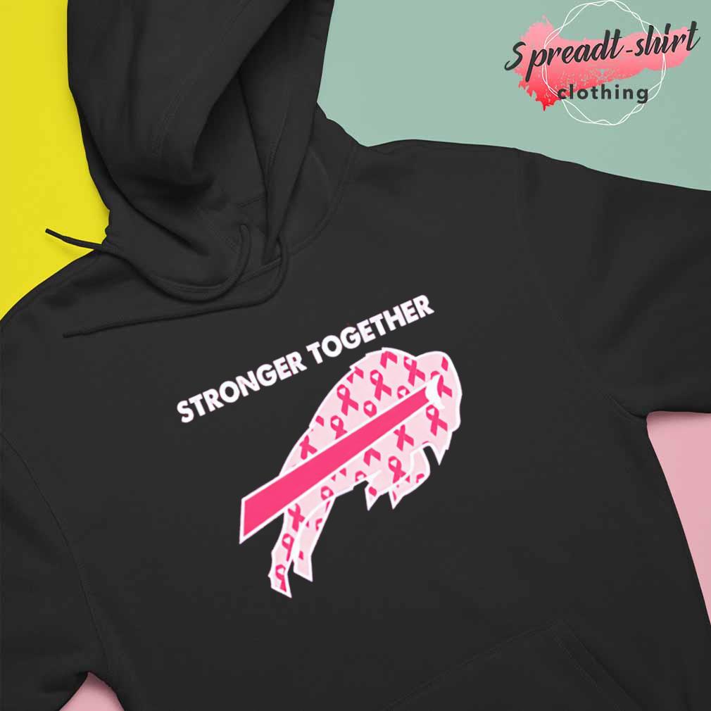 Buffalo Bills Breast Cancer Stronger Together, hoodie, longsleeve