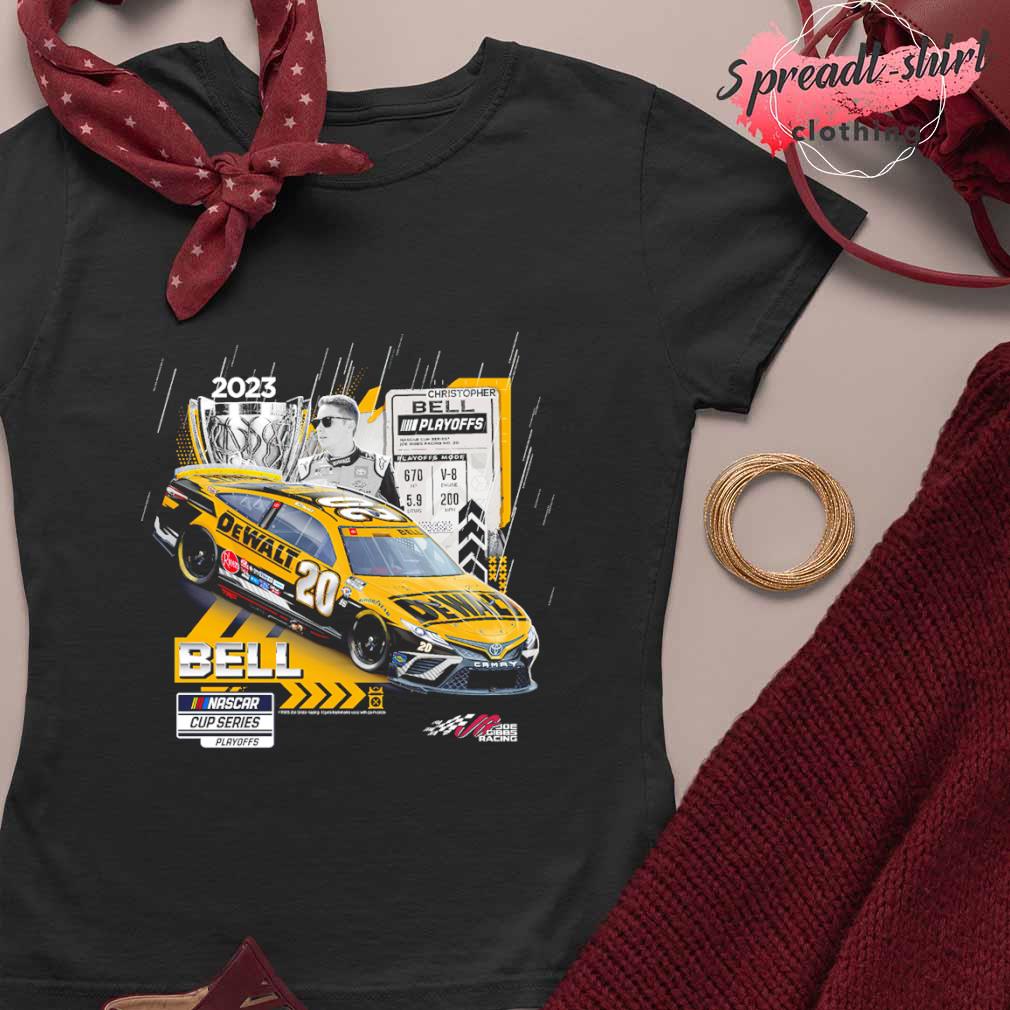 Christopher Bell Joe Gibbs Racing Team Collection Black 2022 NASCAR Cup  Series Playoffs signature shirt, hoodie, sweater, long sleeve and tank top