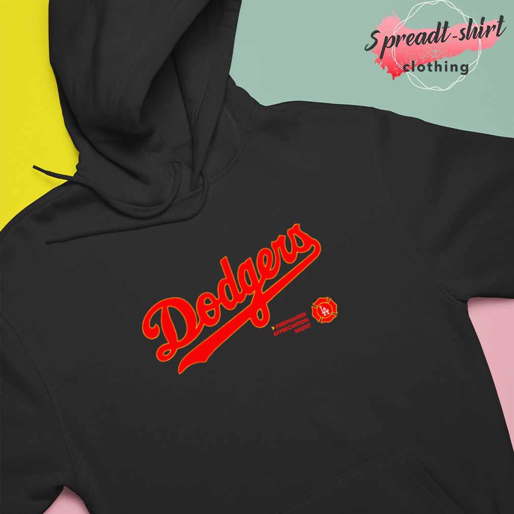 Los Angeles Dodgers firefighter appreciation night shirt, hoodie