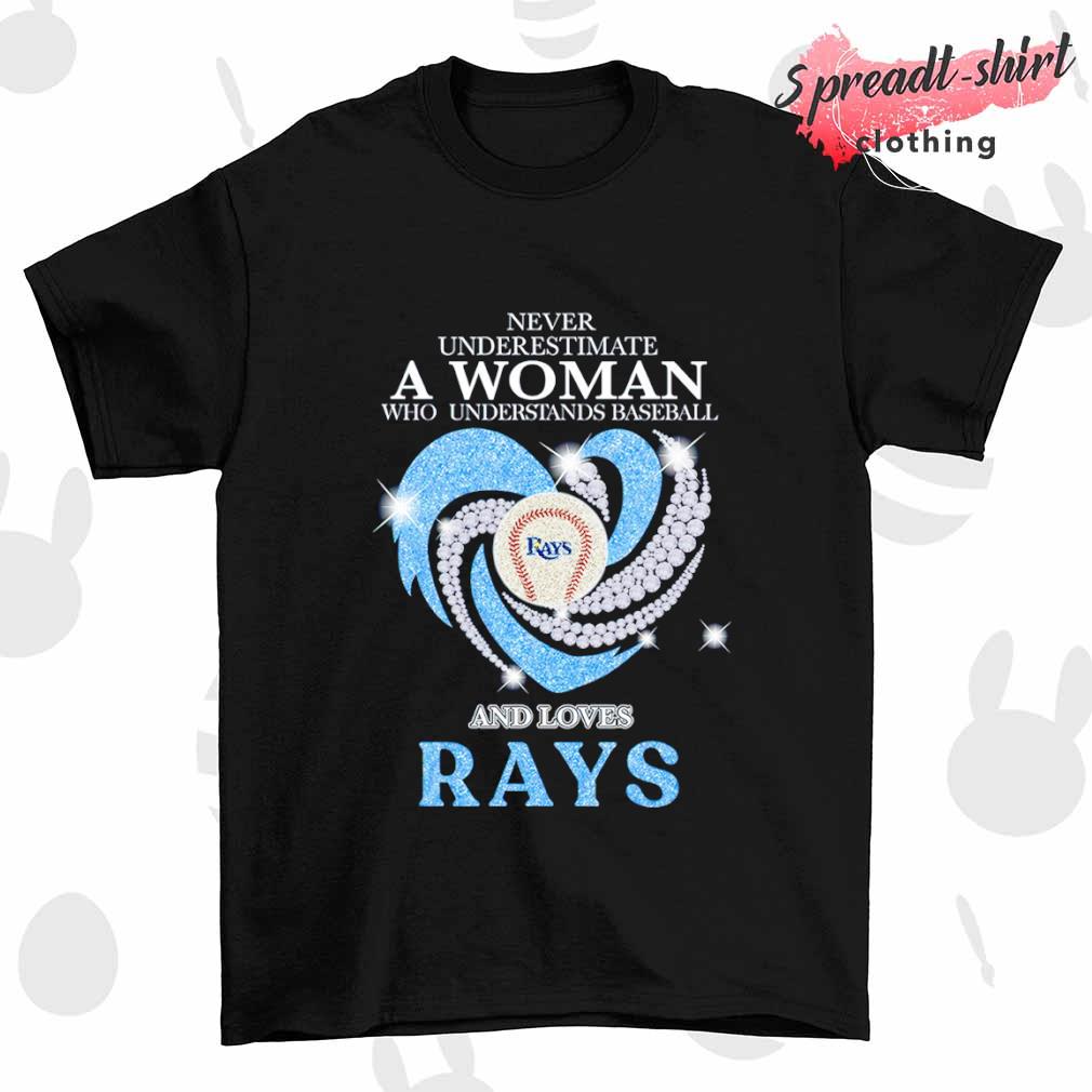 Tampa Bay Rays baseball team - Never underestimate a woman who understand  baseball and loves rays