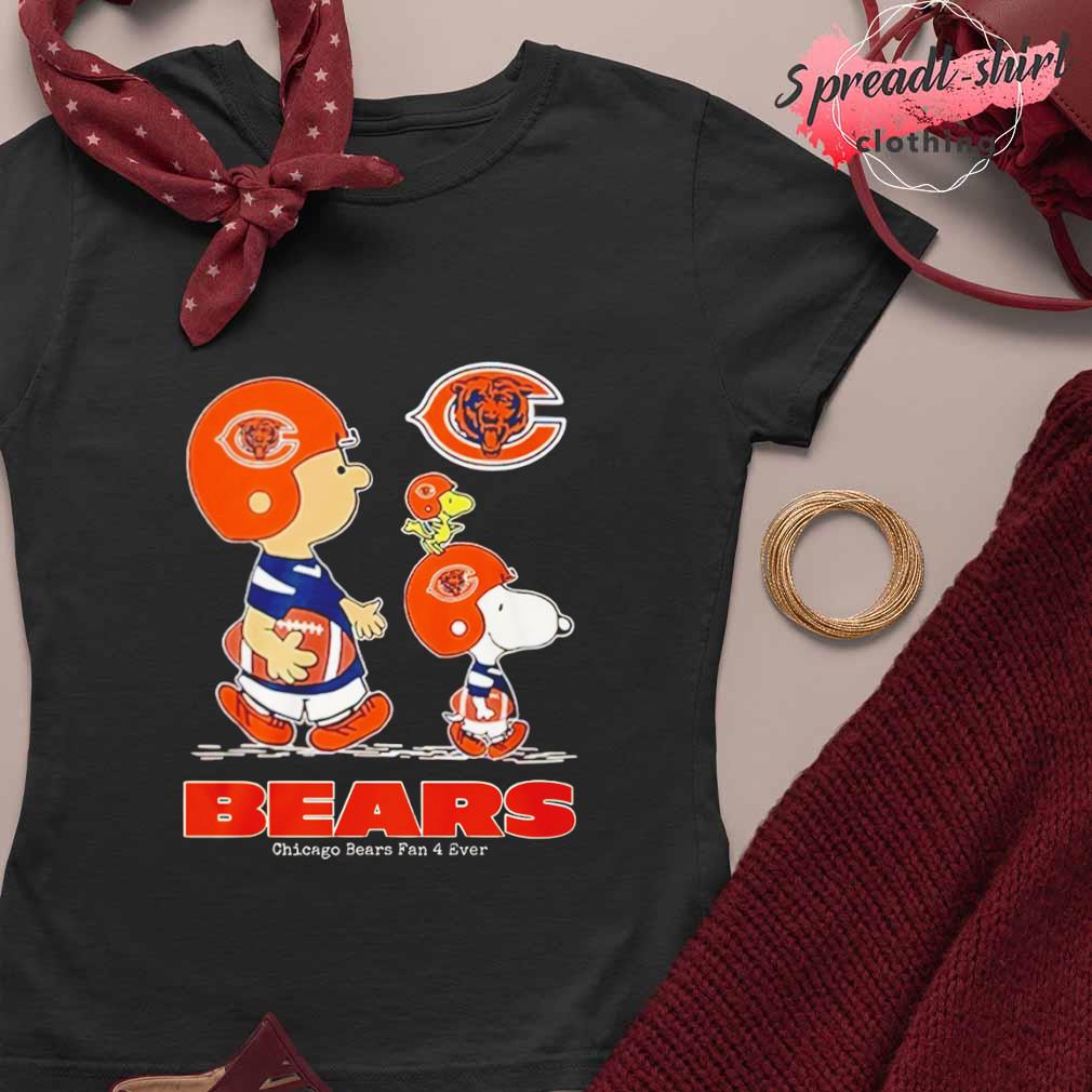 Cleveland Browns bears Chicago bears fan four ever snoopy shirt - Dalatshirt