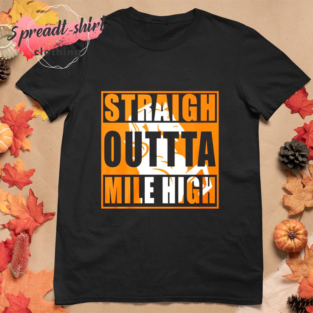 Denver Broncos Shirt Horror Movies You Cant Sit With Us - High