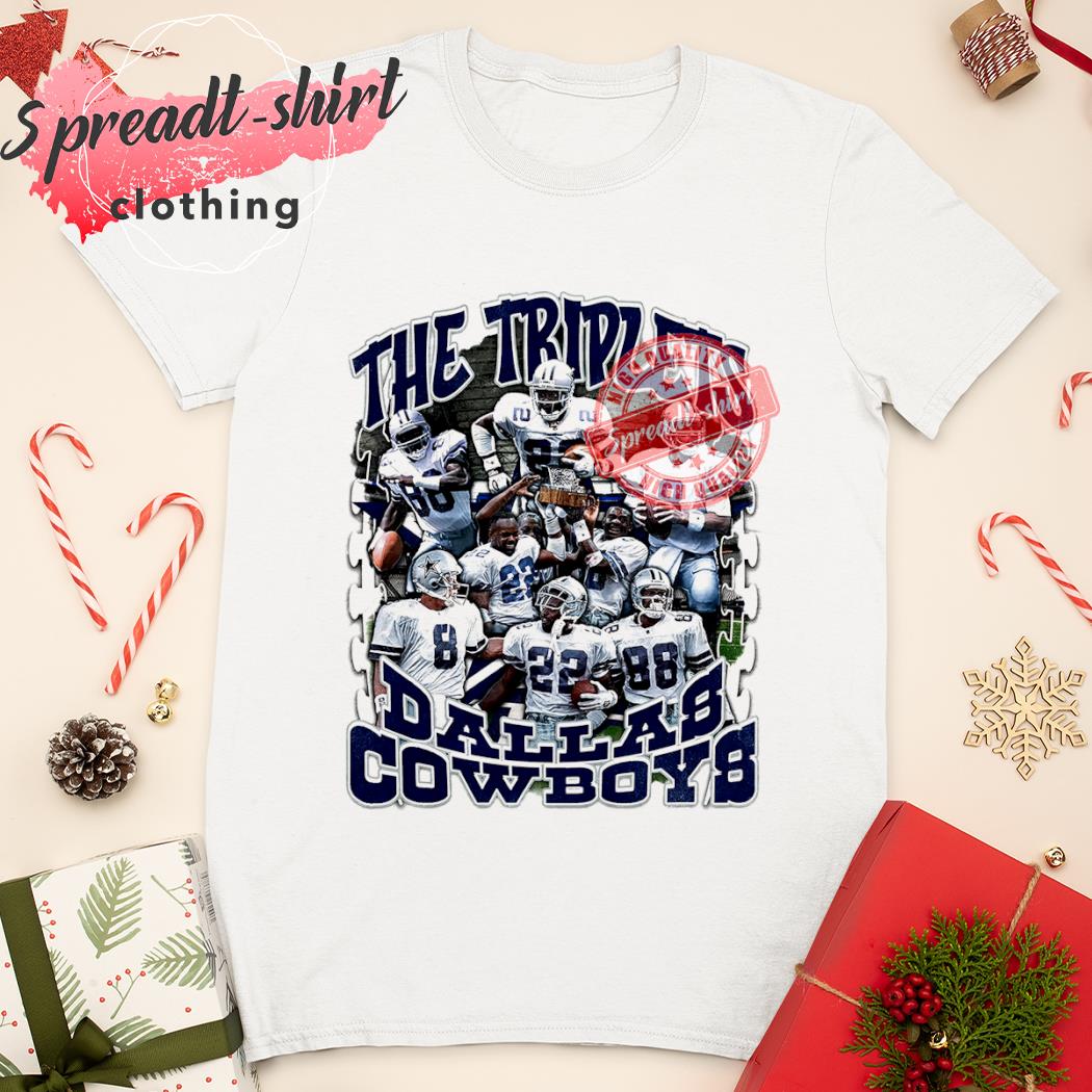 Official dallas Cowboys the triplets T-shirt, hoodie, sweater, long sleeve  and tank top