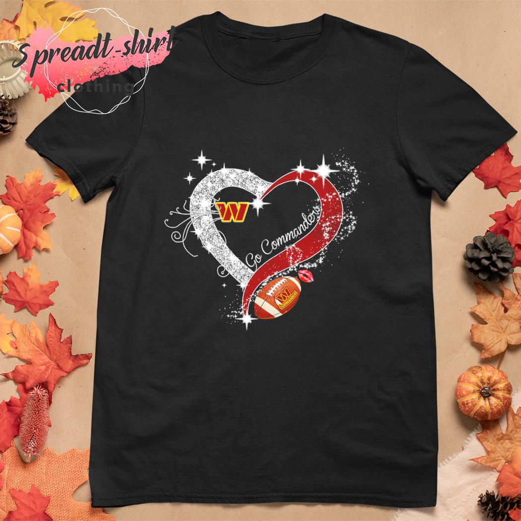 Washington Commanders football Heart Diamond shirt, hoodie, sweater, long  sleeve and tank top