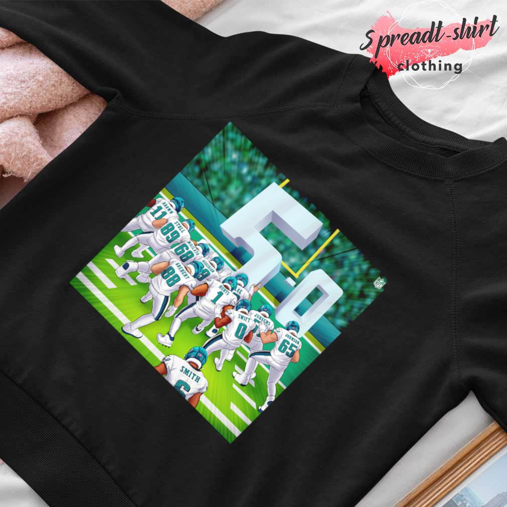 NFL Philadelphia Eagles The Brotherly Shove Is Undefeated Unisex T shirt -  Limotees