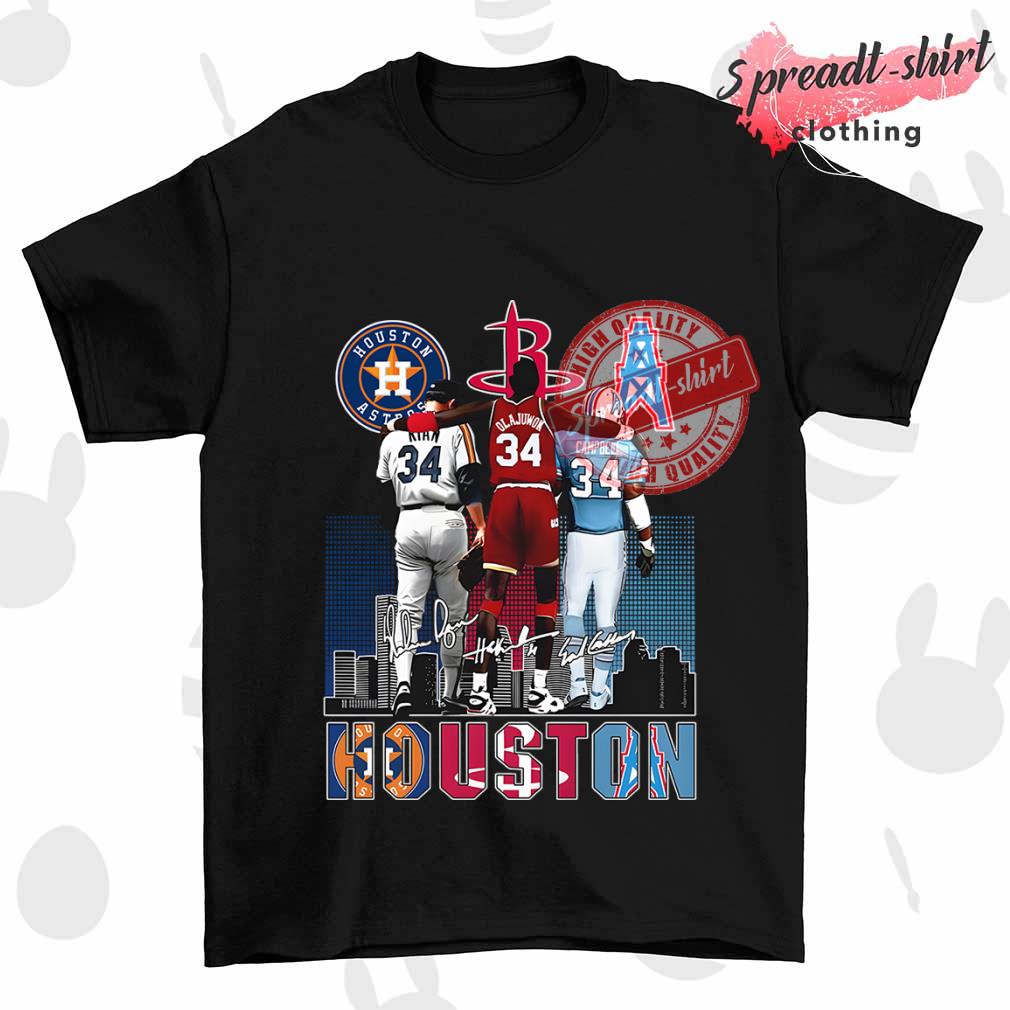 Houston Astros Ryan Houston Rockets Olajuwon Houston Oilers