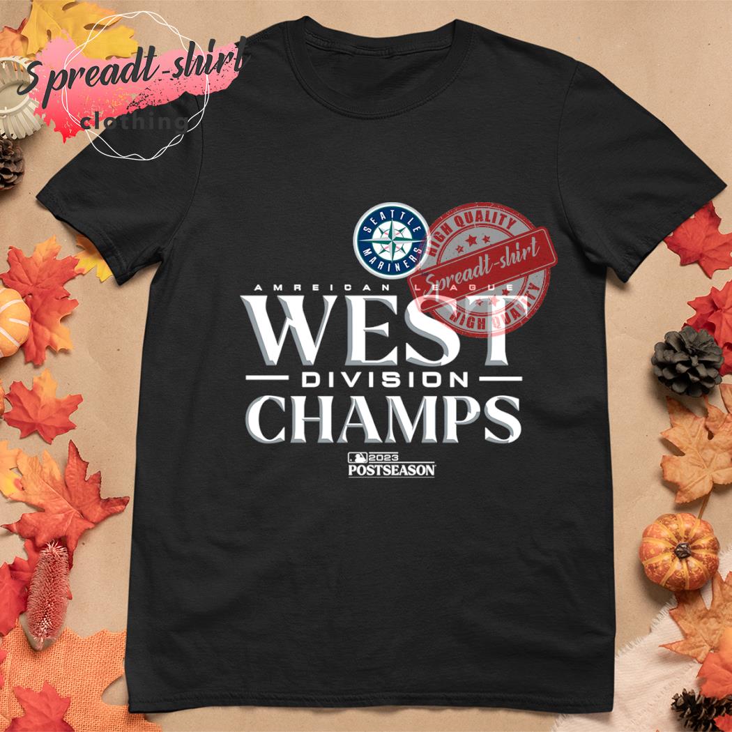 Seattle Mariners 2023 Al West Champs Postseason T-shirt,Sweater, Hoodie,  And Long Sleeved, Ladies, Tank Top