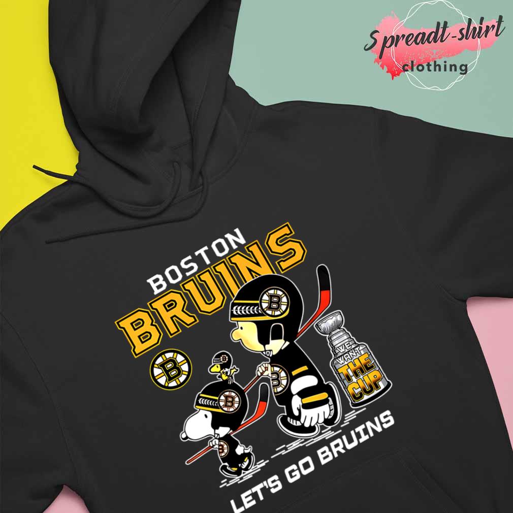 We Want The Cup Boston Bruins Lets Go Bruins T-shirt