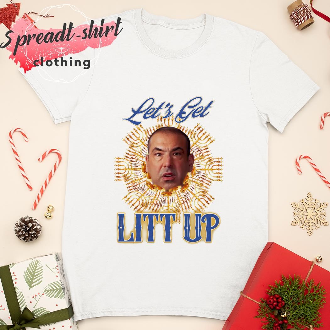 Louis Litt santa Let's get litt up christmas shirt, hoodie