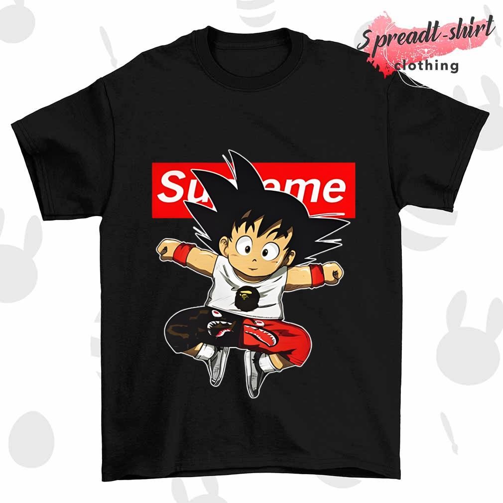 Dragon Ball Kid Supreme Son Goku shirt hoodie sweater long sleeve and tank top