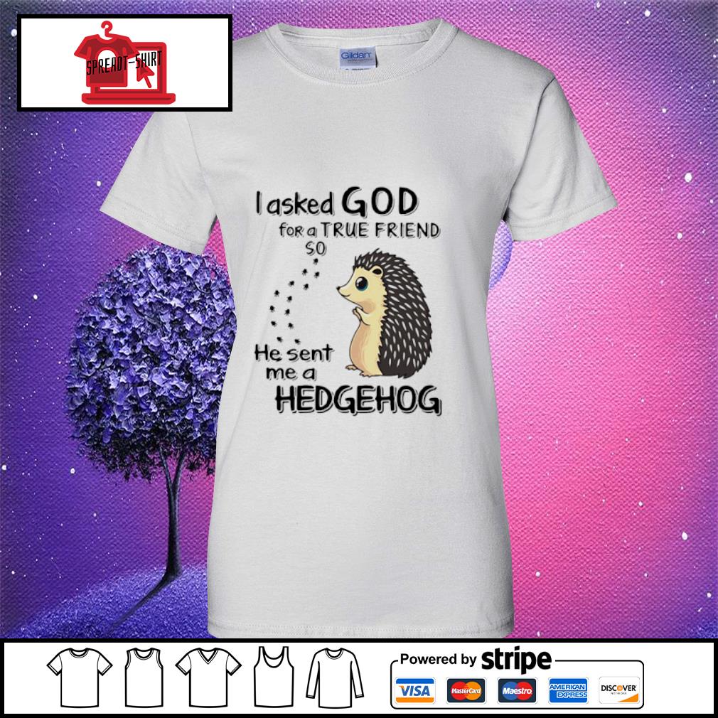 hedgehog t shirt for ladies